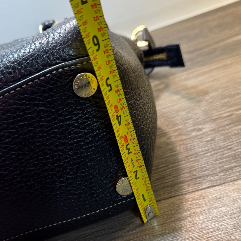 Michael Kors Black Textured Satchel - Picture 13 of 15